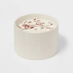 Textured Straight Side Ceramic Warm Cider & Cinnamon Candle White - Threshold™ -Home Decor GUEST da89dd7c d841 4241 8aa7 4ee8dfc40781