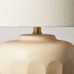 Faceted Ceramic Table Lamp Taupe/Cream (Includes LED Light Bulb) - Hearth & Hand™ With Magnolia 7 Faceted Ceramic Table Lamp Taupe/Cream (Includes LED Light Bulb) - Hearth & Hand™ With Magnolia -Home Decor GUEST da8e631d bb1b 4505 abbc ceff25417c31