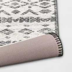 Diamond Printed Accent Aztec Rug Black - Opalhouse™ -Home Decor GUEST e3046680 f1c2 4786 85e6 13127e4d5137