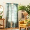 1pc Sheer Vines Burnout Window Curtain Panel Green - Opalhouse™ Designed With Jungalow™ 2 1pc Sheer Vines Burnout Window Curtain Panel Green - Opalhouse™ Designed With Jungalow™ -Home Decor GUEST e4443a31 f1d1 4db6 b0f4 90da97196c12 1