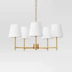 5 Arm Shaded Chandelier - Threshold™ 12 5 Arm Shaded Chandelier - Threshold™ -Home Decor GUEST e5927df8 27d0 4939 bb95 f495fe88f184