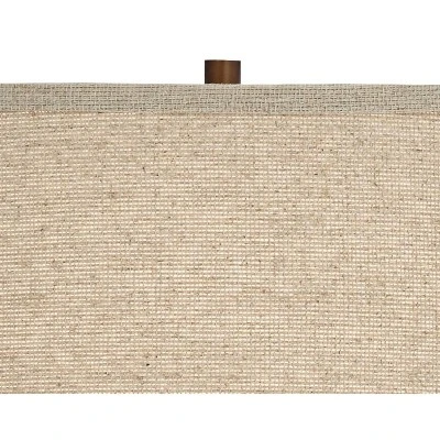 Franklin Iron Works Andreas Industrial Table Lamp 26" High Brown Metal With Nightlight LED And USB Charging Port Oatmeal Shade For Living Room Desk 4 Franklin Iron Works Andreas Industrial Table Lamp 26" High Brown Metal With Nightlight LED And USB Charging Port Oatmeal Shade For Living Room Desk - Image 2