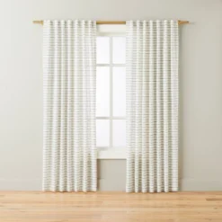 Blanket Stitch Curtain Panel Dark Gray/Cream - Hearth & Hand™ With Magnolia 11 Blanket Stitch Curtain Panel Dark Gray/Cream - Hearth & Hand™ With Magnolia -Home Decor GUEST e8962afc 09d7 4b24 8546 b1d44420a887