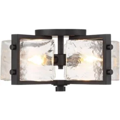 Possini Euro Design Adri Modern Ceiling Light Flush Mount Fixture Black 16 1/2" Wide Black 4-Light Textured Glass For Bedroom Kitchen Living Room Home 10 Possini Euro Design Adri Modern Ceiling Light Flush Mount Fixture Black 16 1/2" Wide Black 4-Light Textured Glass For Bedroom Kitchen Living Room Home -Home Decor GUEST e96a682b d765 4dbc 99b6 5255f09eebd3
