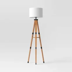 Tripod Floor Lamp With Shelf Brown Wood - Threshold™ 11 Tripod Floor Lamp With Shelf Brown Wood - Threshold™ -Home Decor GUEST ea3ba26a 585d 476c be10 3b33e5b59195
