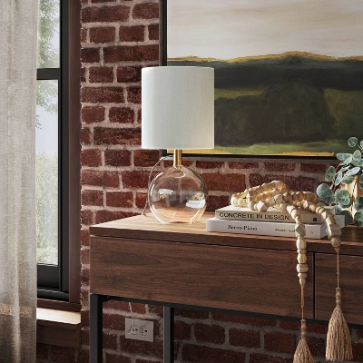 Glass Sphere Mini Table Lamp Clear - Threshold™ 3 Glass Sphere Mini Table Lamp Clear - Threshold™