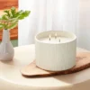 Textured Straight Side Ceramic Warm Cider & Cinnamon Candle White - Threshold™ -Home Decor GUEST ead6b78f 6401 4b57 b81d beda83e91c4e