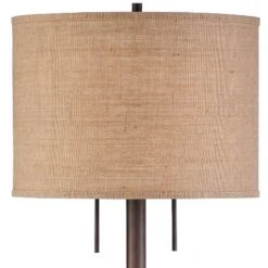 Possini Euro Design Garth Modern Floor Lamp Standing 63 1/2" Tall Oil Rubbed Bronze Burlap Fabric Drum Shade For Living Room Bedroom Office House Home 11 Possini Euro Design Garth Modern Floor Lamp Standing 63 1/2" Tall Oil Rubbed Bronze Burlap Fabric Drum Shade For Living Room Bedroom Office House Home -Home Decor GUEST eb1d5f9f 3c53 4a30 8ea3 da94abf22b1f