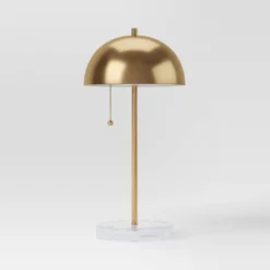 Dome Table Lamp With Acrylic Base Brass - Threshold™ -Home Decor GUEST ef97fb3e 426e 4a0f a1be 70de24cbbc36