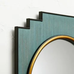 24" X 30" Wood And Brass Wall Mirror Blue - Opalhouse™ Designed With Jungalow™ 6 24" X 30" Wood And Brass Wall Mirror Blue - Opalhouse™ Designed With Jungalow™ -Home Decor GUEST f407ccfd fdd0 4cb1 93d2 7fd5b5de6ac7