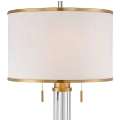 Possini Euro Design Cadence Modern Floor Lamp Standing 62" Tall Crystal Glass Column Satin Brass Linen Drum Shade For Living Room Bedroom Office House 12 Possini Euro Design Cadence Modern Floor Lamp Standing 62" Tall Crystal Glass Column Satin Brass Linen Drum Shade For Living Room Bedroom Office House -Home Decor GUEST f4d9487e bd8e 4d4e ab08 6d302613901b