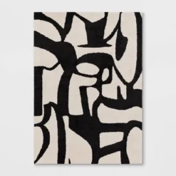 Abstract Inkblot Rug Black/White - Threshold™ 9 Abstract Inkblot Rug Black/White - Threshold™ -Home Decor GUEST f515f58c 4fc4 473d 8b9e f1ee81b22a0b