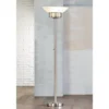 Possini Euro Design Light Blaster Art Deco Torchiere Floor Lamp 72 1/2" Tall Brushed Nickel LED Frosted Glass Bowl Shade For Living Room Bedroom House 2 Possini Euro Design Light Blaster Art Deco Torchiere Floor Lamp 72 1/2" Tall Brushed Nickel LED Frosted Glass Bowl Shade For Living Room Bedroom House -Home Decor GUEST f6682e16 81be 4ded ae48 6a067365ff0f