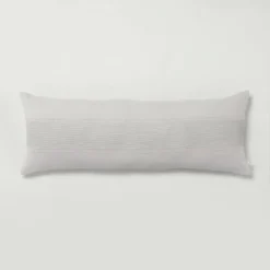 16"x42" Slub Center Stripe Oversized Lumbar Bed Pillow - Hearth & Hand™ With Magnolia 13 16"x42" Slub Center Stripe Oversized Lumbar Bed Pillow - Hearth & Hand™ With Magnolia -Home Decor GUEST f673eb2c 3be0 4877 abf9 662b5b5573ff