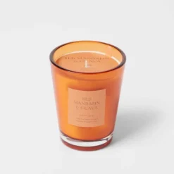 Colored Vase Glass With Dustcover Mandarin & Guava Candle Orange - Threshold™ 15 Colored Vase Glass With Dustcover Mandarin & Guava Candle Orange - Threshold™ -Home Decor GUEST f690da26 0feb 4a9d 8634 caaa1172c9d3