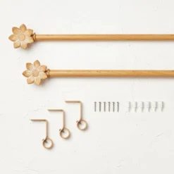 Flower Faux Wood Curtain Rod Natural Wood - Opalhouse™ Designed With Jungalow™ 8 Flower Faux Wood Curtain Rod Natural Wood - Opalhouse™ Designed With Jungalow™ -Home Decor GUEST f708ce89 3ca5 424d 80e2 a01cb7dd58aa