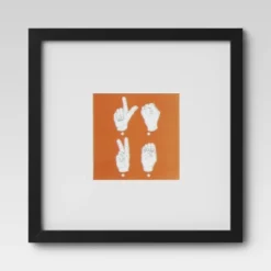 Set Of 9 Gallery Frame Set 10" X 10" Matted To 5" X 5" Black - Room Essentials™ 21 Set Of 9 Gallery Frame Set 10" X 10" Matted To 5" X 5" Black - Room Essentials™ -Home Decor GUEST f789d878 5fd4 4ad1 974a e96f082d197a