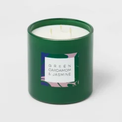 28oz Glass Cardamom & Jasmine Candle Green - Opalhouse™ 6 28oz Glass Cardamom & Jasmine Candle Green - Opalhouse™ -Home Decor GUEST fa558c25 656f 4a25 ab77 d22a3a0a3493