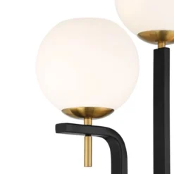 Possini Euro Design Acadia Modern Floor Lamp 71" Tall Black Warm Gold Metal 3 Light Frosted White Glass Globe Shade For Living Room Bedroom Office 11 Possini Euro Design Acadia Modern Floor Lamp 71" Tall Black Warm Gold Metal 3 Light Frosted White Glass Globe Shade For Living Room Bedroom Office -Home Decor GUEST fab94407 4e0a 4d7a 9c9f 68a453000298