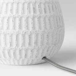 Ceramic Textured Table Lamp Base White - Threshold™ 7 Ceramic Textured Table Lamp Base White - Threshold™ -Home Decor GUEST fc9f4ede e288 4863 a616 ae078ed887a0