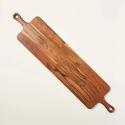 40"x9" Wooden Paddle Serving Board With Handles - Hearth & Hand™ With Magnolia 5 40"x9" Wooden Paddle Serving Board With Handles - Hearth & Hand™ With Magnolia - Image 3