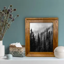 8" X 10" Rounded Corner Frame Golden Walnut - Threshold™ -Home Decor GUEST fdf948d0 d278 4a79 b63a df34cccb97f6