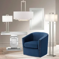 Possini Euro Design Modern Floor Lamp 62" Tall Brushed Nickel Openwork Rectangular Profile Off White Fabric Shade For Living Room Reading 17 Possini Euro Design Modern Floor Lamp 62" Tall Brushed Nickel Openwork Rectangular Profile Off White Fabric Shade For Living Room Reading -Home Decor GUEST fe25067f a19c 4e1c 829e 5d26bb3dff2f