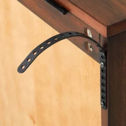 Wood & Cane Transitional Record Player Media Cabinet Brown - Hearth & Hand™ With Magnolia -Home Decor GUEST fedf1e5a 73d1 48ae 956f e7be7e39324c